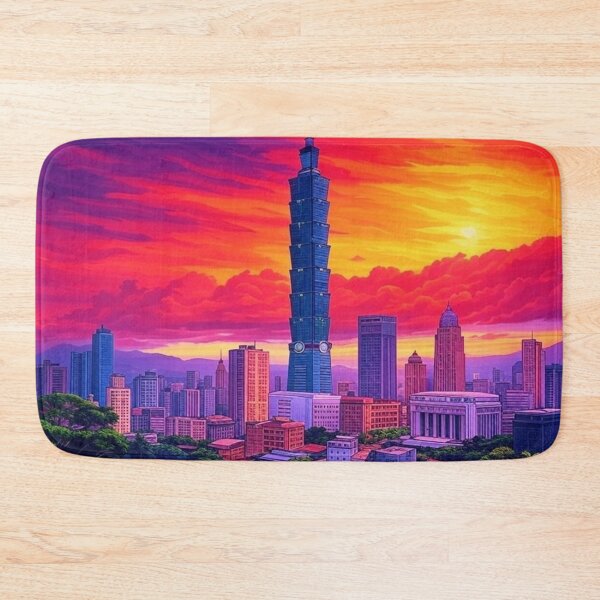 Item preview, Taipei Skyline Sunset designed and sold by Places On Earth.