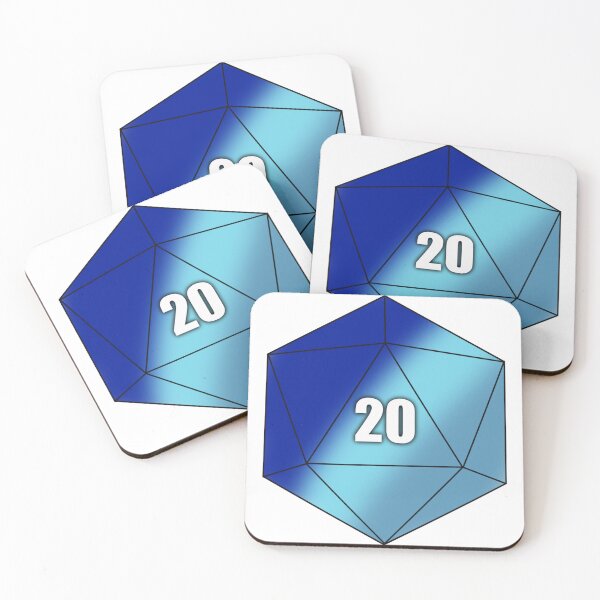 Item preview, D20 Blue designed and sold by Whylimecreates.