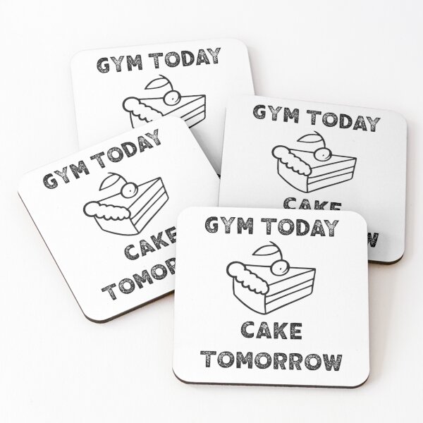 Item preview,  Gym Today, Cake Tomorrow designed and sold by TeddyEddie‎ .