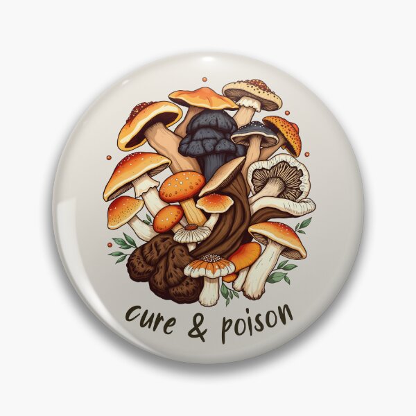 Item preview, Cure and poison, mushrooms  designed and sold by BestRebel.