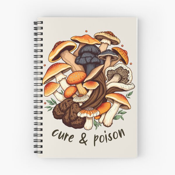 Item preview, Cure and poison, mushrooms  designed and sold by BestRebel.