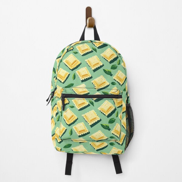 Item preview, Golden Ravioli with Basil on Mint Green designed and sold by AstroWolf Studio.