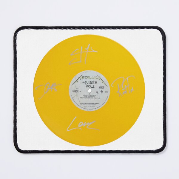Item preview, Metallica And Justice For All Album Autographed Vinyl Record Artwork designed and sold by RCCLTDUK.