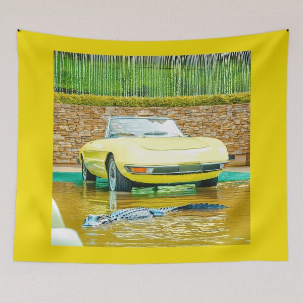 Item preview, Rare Classic in the Wild - A Sports Car Protected by Nature's Guardian - dePace' designed and sold by mrpropcake.