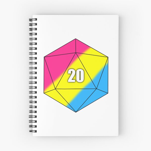 Item preview, D20 Pansexual designed and sold by Whylimecreates.