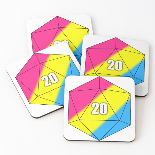Item preview, D20 Pansexual designed and sold by Whylimecreates.