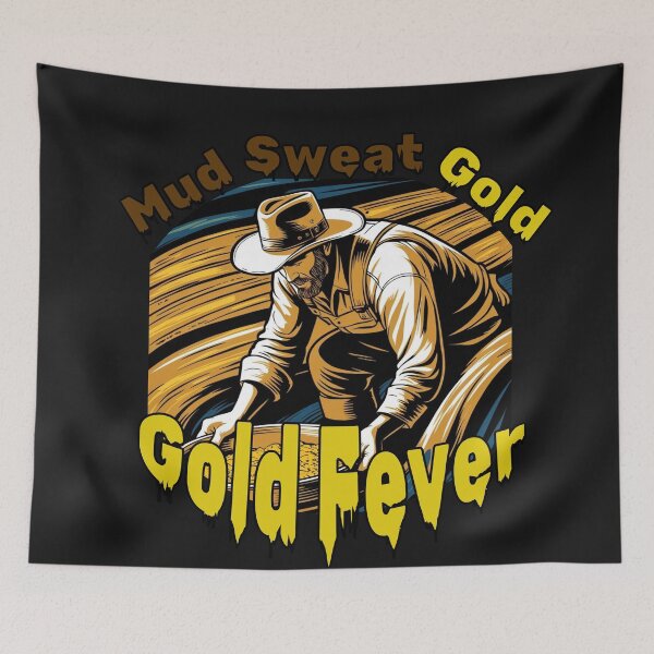 Item preview, Gold fever graphic design designed and sold by JennyFinns.