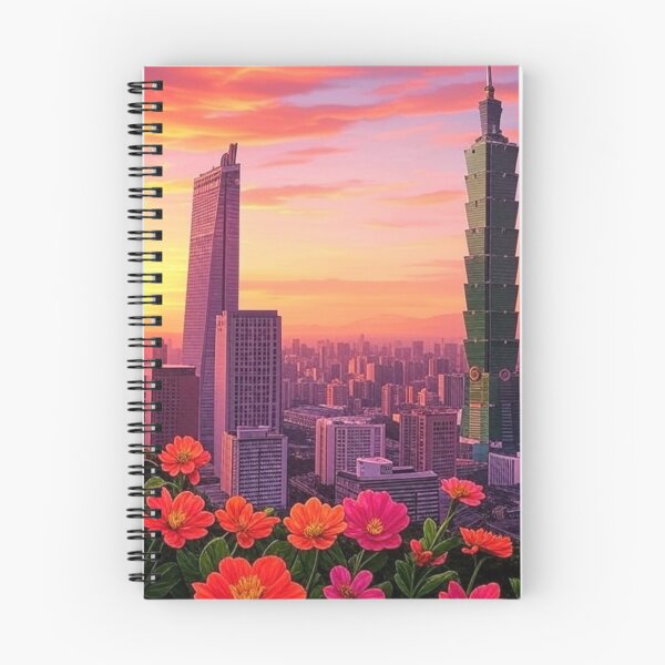 Item preview, Taipei 101 Skyline Flowers designed and sold by Places On Earth.