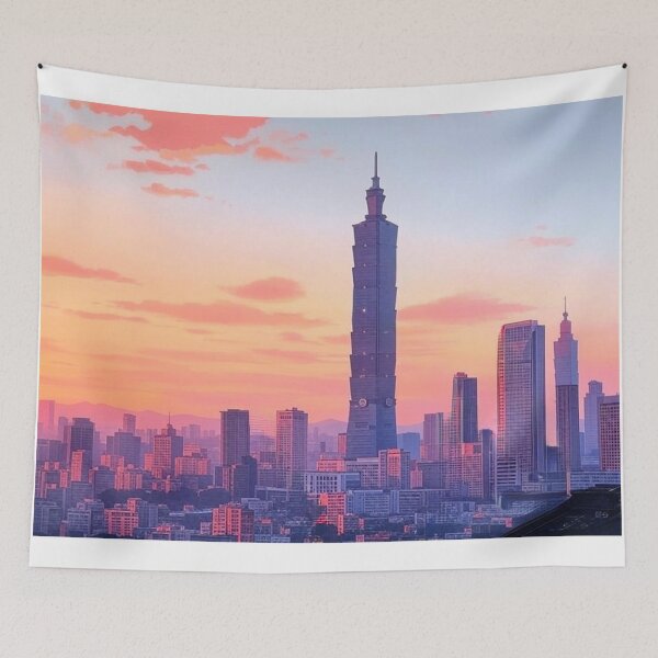 Item preview, Taipei Taiwan Skyline designed and sold by Places On Earth.