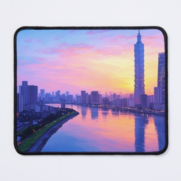 Item preview, Taipei Skyline River designed and sold by Places On Earth.