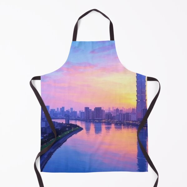 Item preview, Taipei Skyline River designed and sold by Places On Earth.