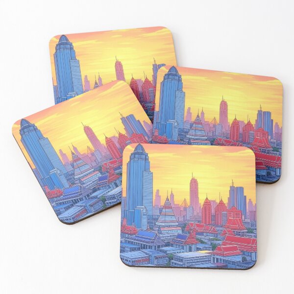 Item preview, Bangkok Thailand Skyline designed and sold by Places On Earth.