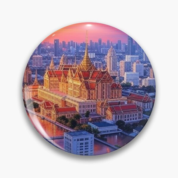 Item preview, Bangkok Skyline Grand Palace designed and sold by Places On Earth.