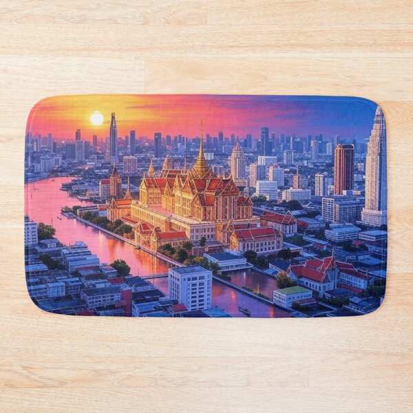 Item preview, Bangkok Skyline Grand Palace designed and sold by Places On Earth.
