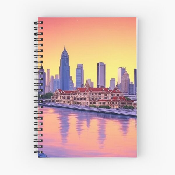 Item preview, Bangkok Skyline Chao Phraya River designed and sold by Places On Earth.