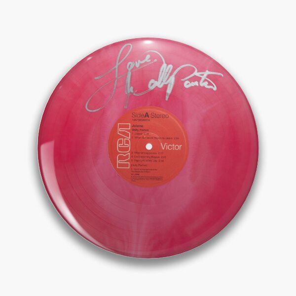 Item preview, Dolly Parton Jolene Album Autographed Pink Vinyl Record Artwork designed and sold by RCCLTDUK.