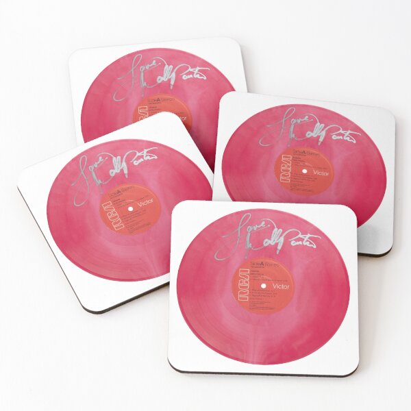 Item preview, Dolly Parton Jolene Album Autographed Pink Vinyl Record Artwork designed and sold by RCCLTDUK.