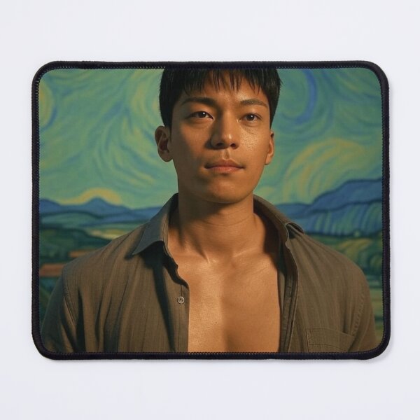 Item preview, Wi Ha Joon Shirtless Oppa designed and sold by Places On Earth.