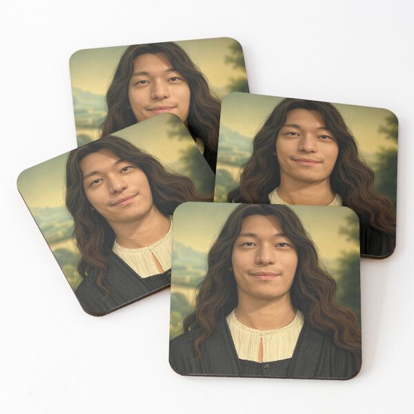 Item preview, Wi Ha Joon Long Hair Mona Lisa Inspired designed and sold by Places On Earth.