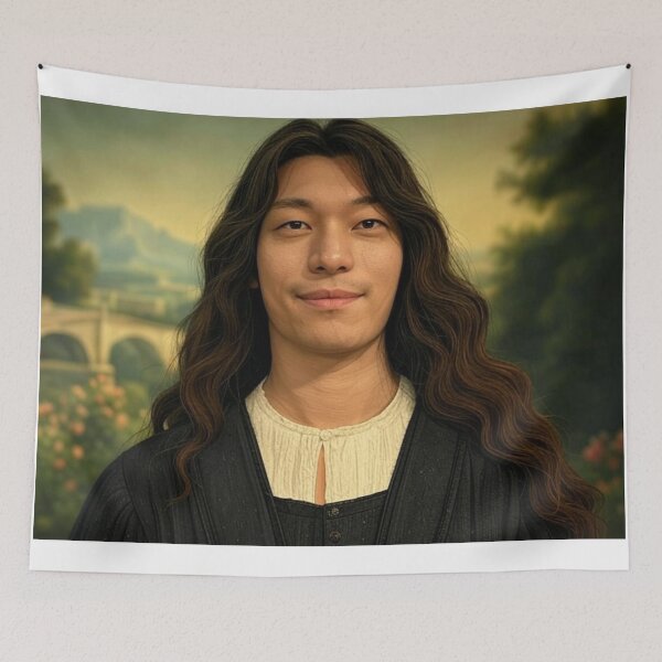 Item preview, Wi Ha Joon Long Hair Mona Lisa Inspired designed and sold by Places On Earth.