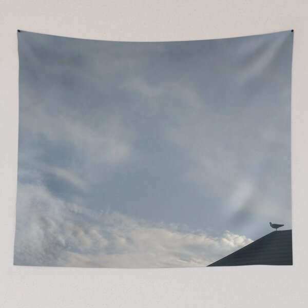 Item preview, #379 |☼| Corner Bird, Cloudy Sky (Withernsea) designed and sold by Naean H.F. (Nez Man).