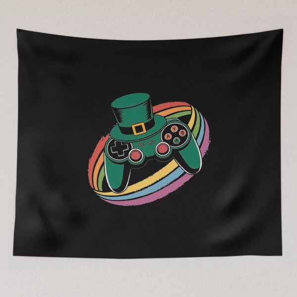 Item preview, Gaming Leprechaun: Irish Hat on a Game Controller designed and sold by love3617.