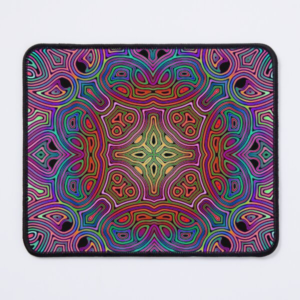 Item preview, colorful lines tile pattern designed and sold by chambergambit.