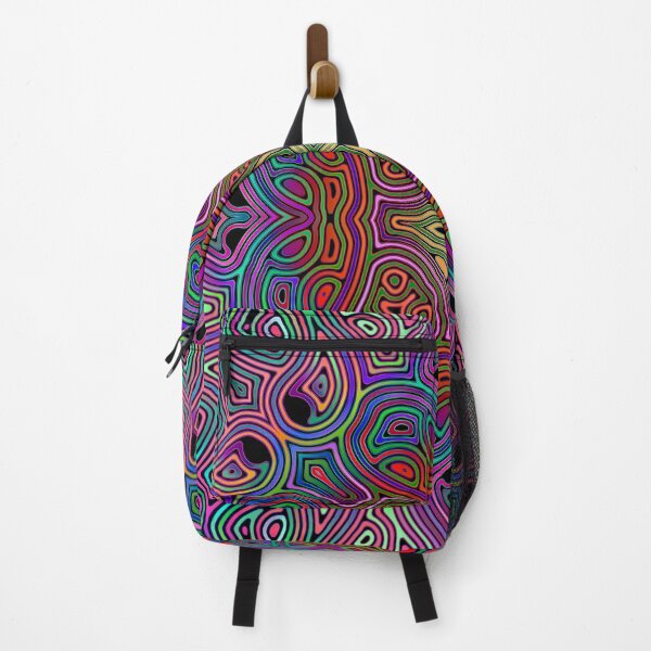 Item preview, colorful lines tile pattern designed and sold by chambergambit.