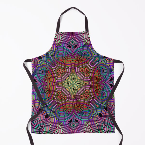 Item preview, colorful lines tile pattern designed and sold by chambergambit.