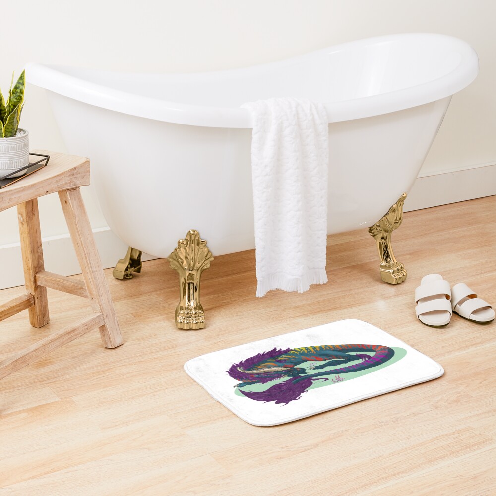 Item preview, Bath Mat designed and sold by ReviiBot.