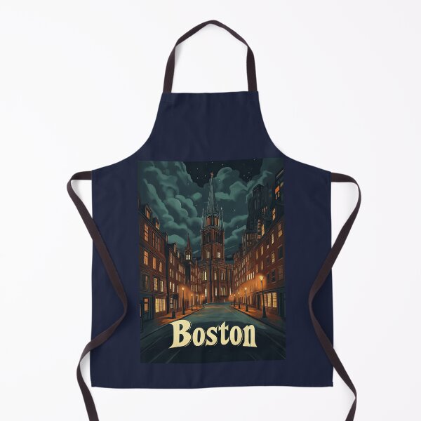 Item preview, Vintage Boston Travel Poster designed and sold by Boddicca.