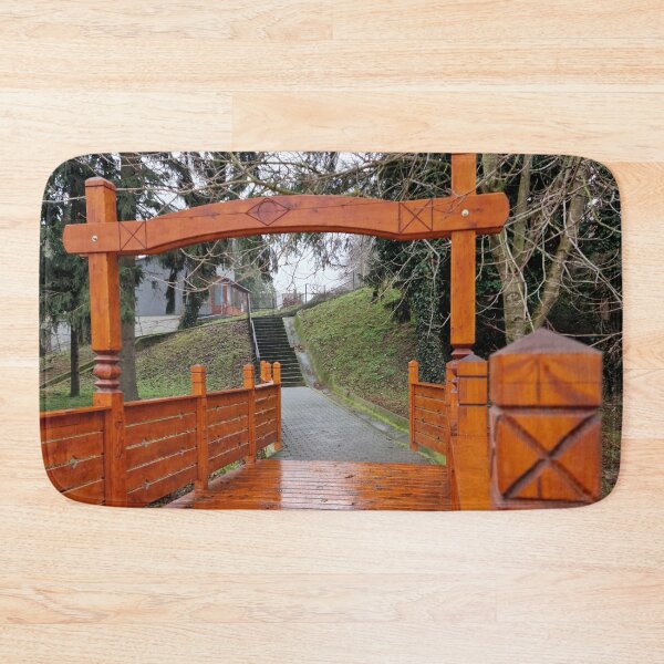 Item preview, Varnished Wooden Bridge in Zalakaros designed and sold by Gaboro.