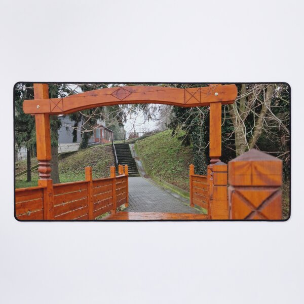 Item preview, Varnished Wooden Bridge in Zalakaros designed and sold by Gaboro.