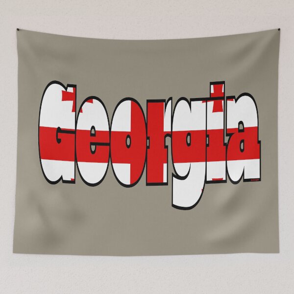 Item preview, Georgia Font with Georgian Flag designed and sold by Havocgirl.