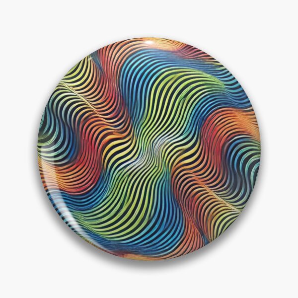 Artikelvorschau, Neon Ripple Effect - Lebendige Optische Illusion entworfen und verkauft von Nauert's.