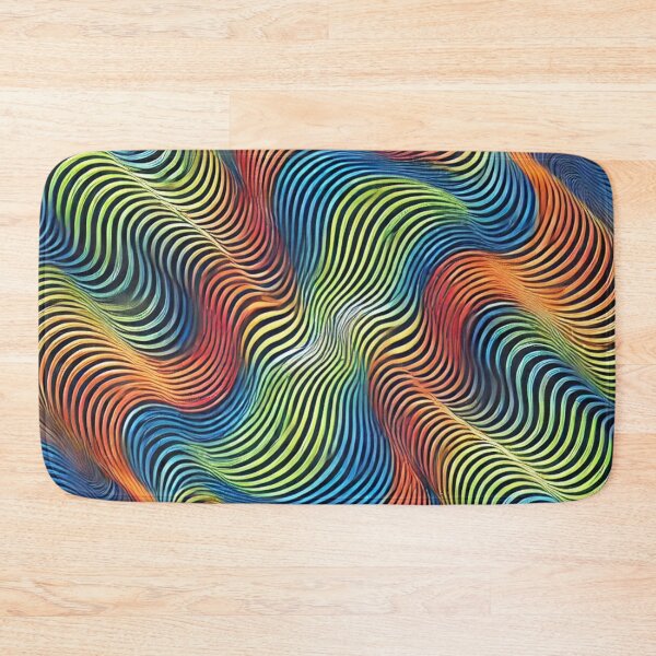 Item preview, Neon Ripple Effect - Vibrant Optical Illusion designed and sold by Nauert's.