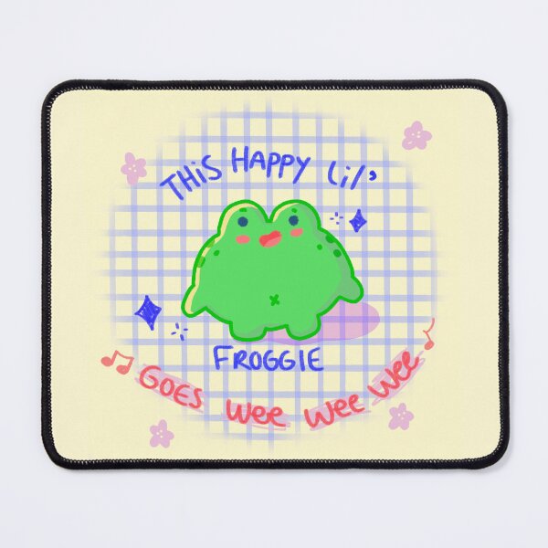 Item preview, Kawaii frog signing designed and sold by SnugbugStudios.