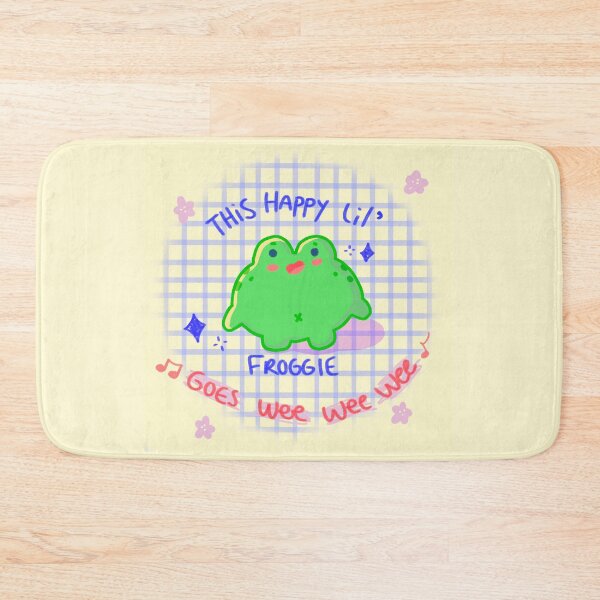 Item preview, Kawaii frog signing designed and sold by SnugbugStudios.