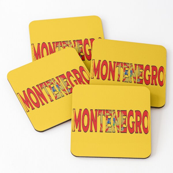 Item preview, Montenegro Font with Montenegrin Flag designed and sold by Havocgirl.