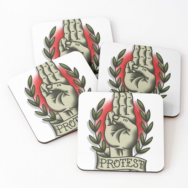 Item preview, Protest salute with victory laurel  designed and sold by markhansenart.
