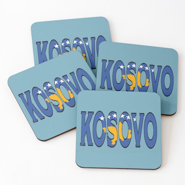 Item preview, Kosovo Font with Kosovar Flag designed and sold by Havocgirl.