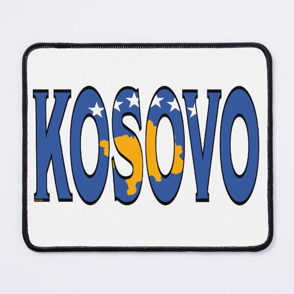 Item preview, Kosovo Font with Kosovar Flag designed and sold by Havocgirl.