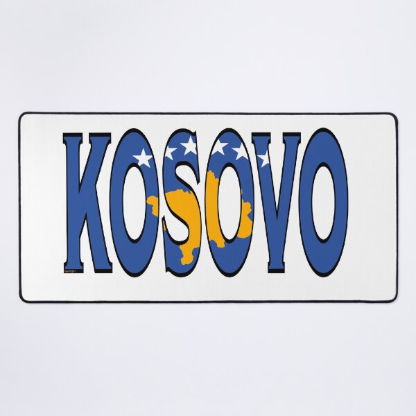 Item preview, Kosovo Font with Kosovar Flag designed and sold by Havocgirl.