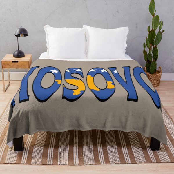 Item preview, Kosovo Font with Kosovar Flag designed and sold by Havocgirl.