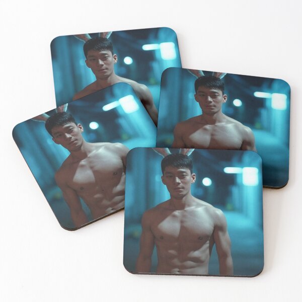 Item preview, Wi Ha Joon Shirtless Bunny designed and sold by Aryabek.
