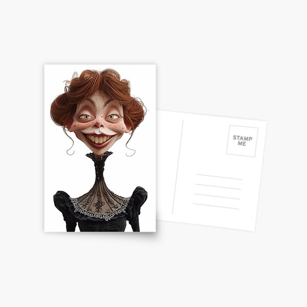 Item preview, Grinning Victorian Lady on an Endless Neck (Style 300-0) designed and sold by gimpysticks.