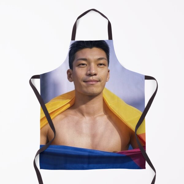 Item preview, Wi Ha Joon Shirtless Sexy LGBTQ Pride designed and sold by Aryabek.