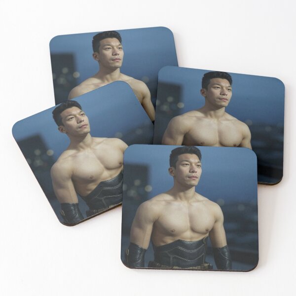 Item preview, Wi Ha Joon Shirtless Sexy Leather designed and sold by Aryabek.