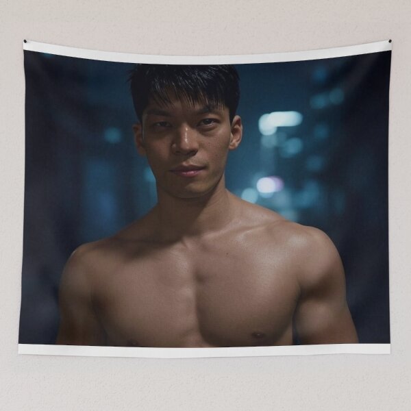 Item preview, Wi Ha Joon Shirtless Sexy designed and sold by Aryabek.
