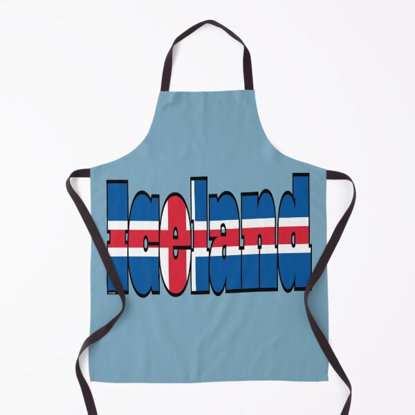 Item preview, Iceland Font with Icelandic Flag designed and sold by Havocgirl.